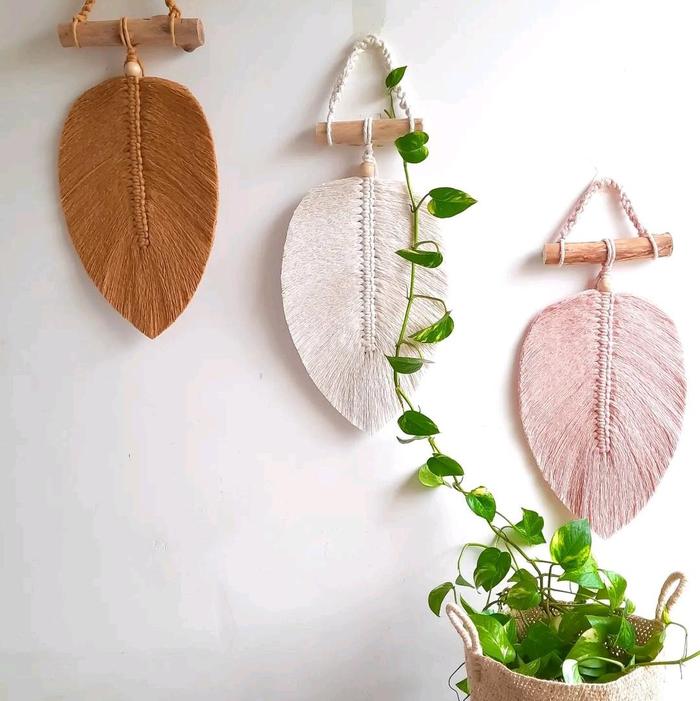 Gambar Macrame Daun Panjang-leaf Macrame Panjang dari Starlashopppu undefined Tokopedia