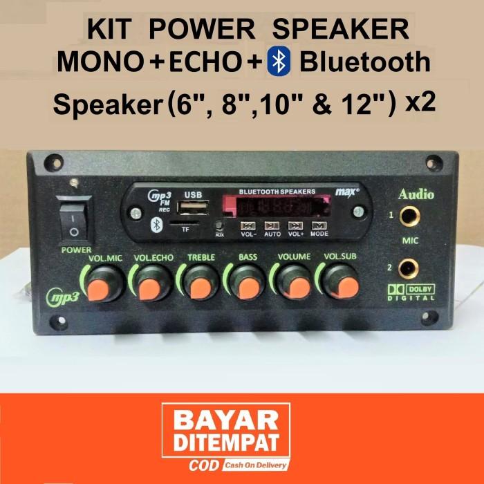 Gambar KIT POWER MP3 Speaker Aktif ECHO Bluetooth 8812EU_2 - Merah dari GT Electronik undefined Tokopedia