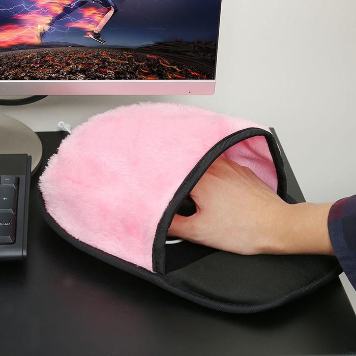 Gambar Warm USB Hand Warmer Heated Mouse Mat Office Supplies Warmer Winter dari storedip undefined Tokopedia