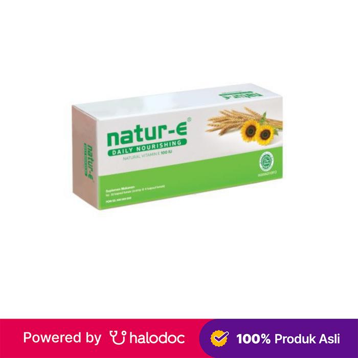 Gambar Natur-E 100 IU 32 Kapsul - Vitamin & Suplemen A,B & E - Halodoc dari Apotek Kosambi Jakarta Barat undefined Tokopedia
