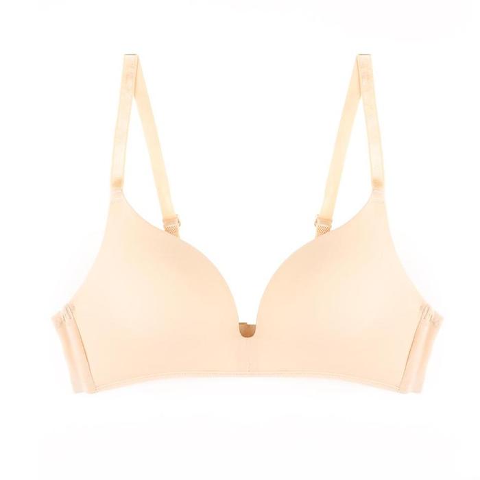 Gambar Sexy Bra Seemless Push Up Tanpa Kawat - M, Wine dari ZenBlossom undefined Tokopedia