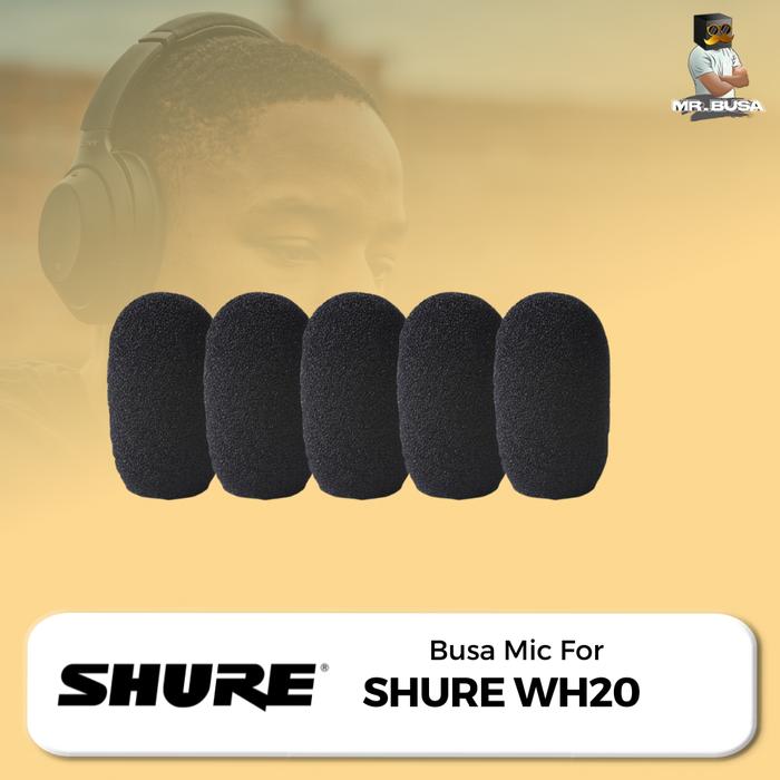 Gambar Busa Mic Headset Shure WH20 Foam Microphone WH-20 WH 20 Mic Foam - Busa Hitam 1pc dari mrbusa undefined Tokopedia