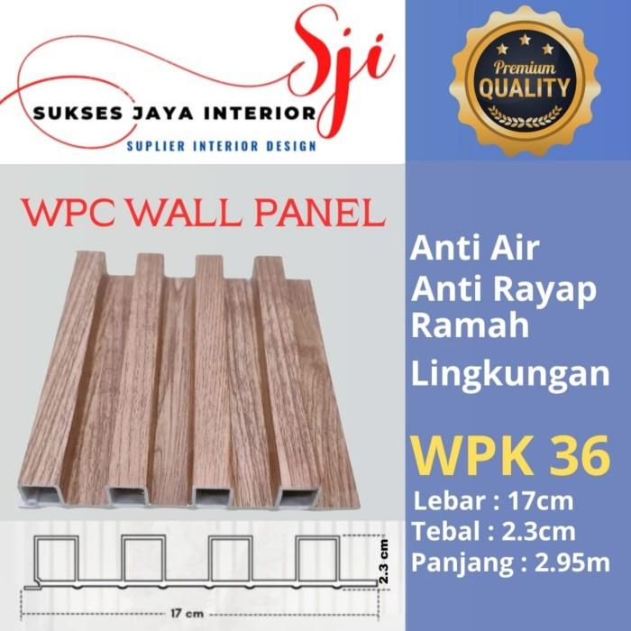 Gambar wpk wpc wall panel/ kisi kisi - wpk 36 dari Sukses Jaya Interior undefined Tokopedia