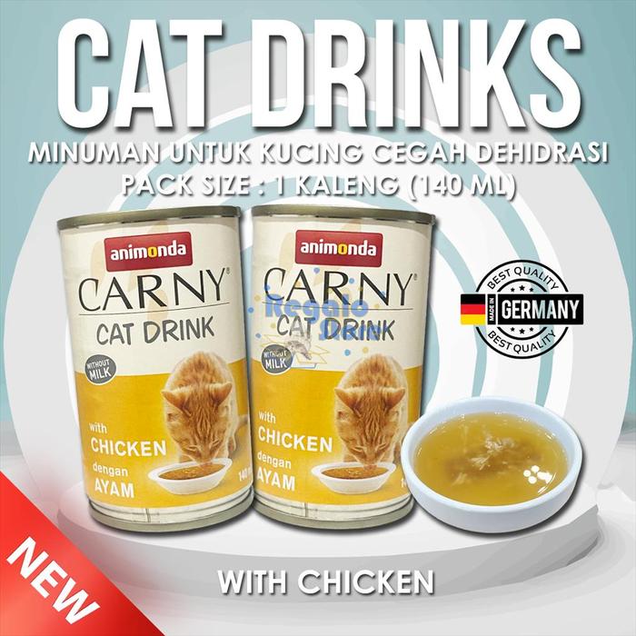 Gambar MINUMAN KUCING CEGAH DEHIDRASI ANIMONDA CARNY CAT DRINK FLAVOR - CHICKEN dari Regalo ID Store undefined Tokopedia