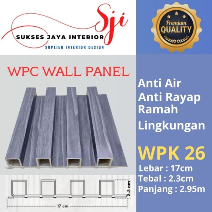 Gambar wpk wpc wall panel/ kisi kisi - wpk 26 dari Sukses Jaya Interior undefined Tokopedia