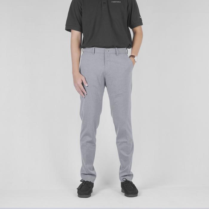 Gambar Shadow Celana Bahan Sopan Cotton Long Pants Light Grey WSP01B - 28, LIGHT GREY dari Superego co undefined Tokopedia