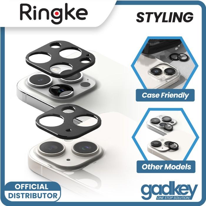 Gambar Tempered Glass Kamera iPhone 15 Pro Max Plus Ringke Anti Gores Camera - Camera Styling, 15 Pro Max dari GAD Official undefined Tokopedia