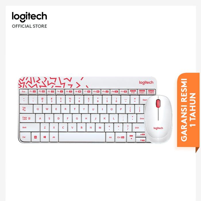Gambar Logitech Mk240 Nano Wireless Combo Keyboard Mouse - White dari WIRAKAA undefined Tokopedia