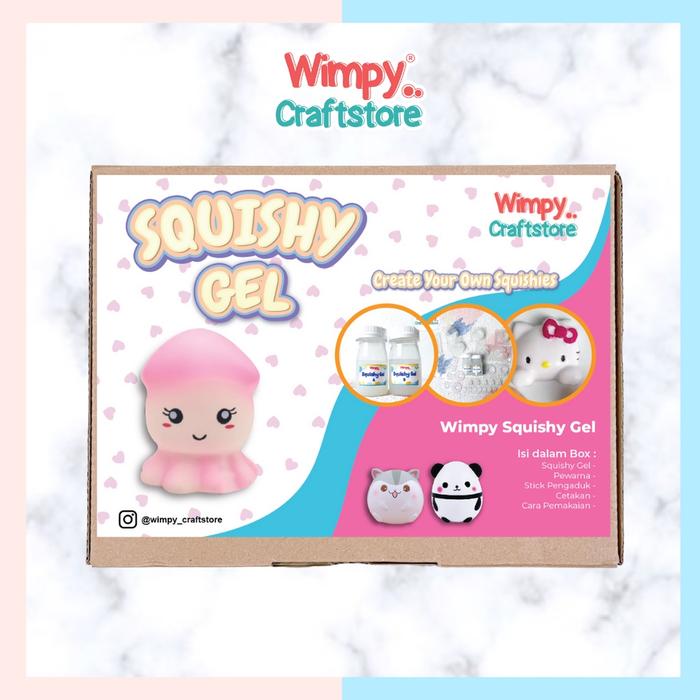 Gambar DIY Craft KIT Squishy Gel Bahan Moni Moni Fat Mochi DIY Craft Mainan dari toko yudadi undefined Tokopedia
