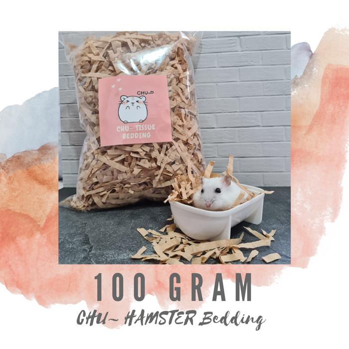 Gambar (TERLARIS) CHU~ Organic Unbleached Hamster Tissue Bedding 100 gram dari opal304 undefined Tokopedia