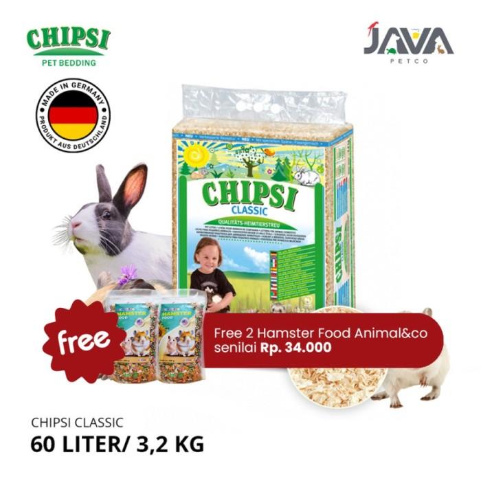 Gambar Sps Chipsi Pet Bedding Seuk Kayu Hamster/Marmut Wood Pet Litter 3,2 Kg - Classic dari Sederhana Pets undefined Tokopedia
