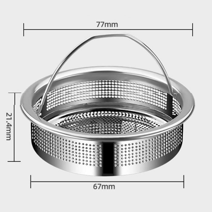 Gambar ZOZO Saringan Stainless Wastafel Sink Filter Sampah Bak Cuci Piring - Tinggi 2cm dari ZOZO INDONESIA_NEW undefined Tokopedia