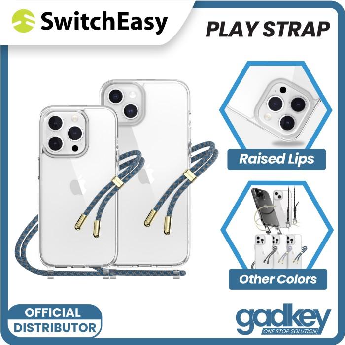 Gambar Case iPhone 15 Pro Max Plus SwitchEasy Play Strap Lanyard Tali Casing - Ocean, 15 Pro Max dari SwitchEasy Official undefined Tokopedia