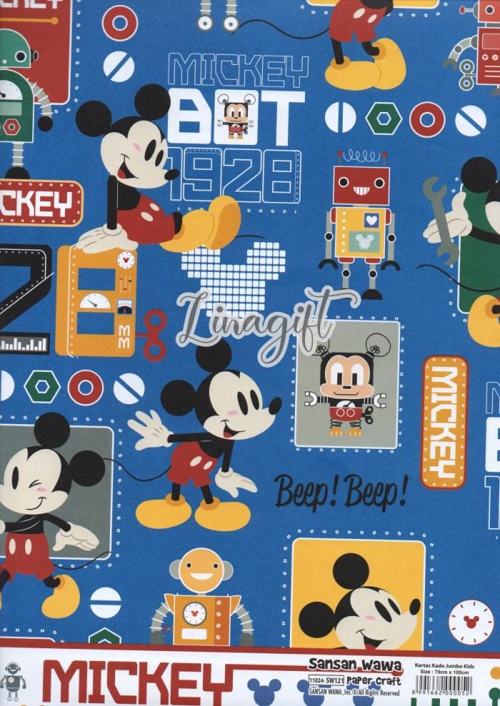 Gambar kertas kado sanwa jumbo mickey mouse gift wrap sansan wawa minnie - SW121 dari Toko Kertas Kado undefined Tokopedia