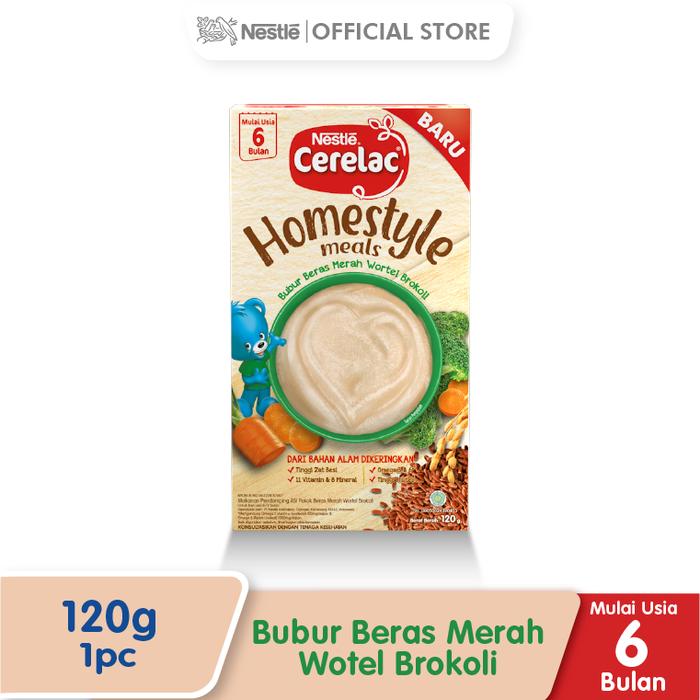 Gambar CERELAC BERAS MERAH WORTEL BROKOLI 6+ dari pejoeangstore123 undefined Tokopedia