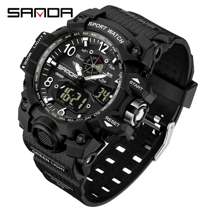 Samda Brand Fashion Outdoor Sports Top Luxury Men Watches Waterproof M