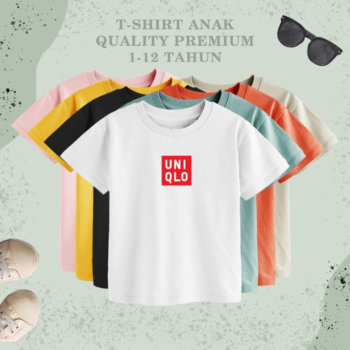 Gambar \\TERBEST// kaos uniqlo anak unisex baju anak tren baju atasan anak dari banishop19 undefined Tokopedia