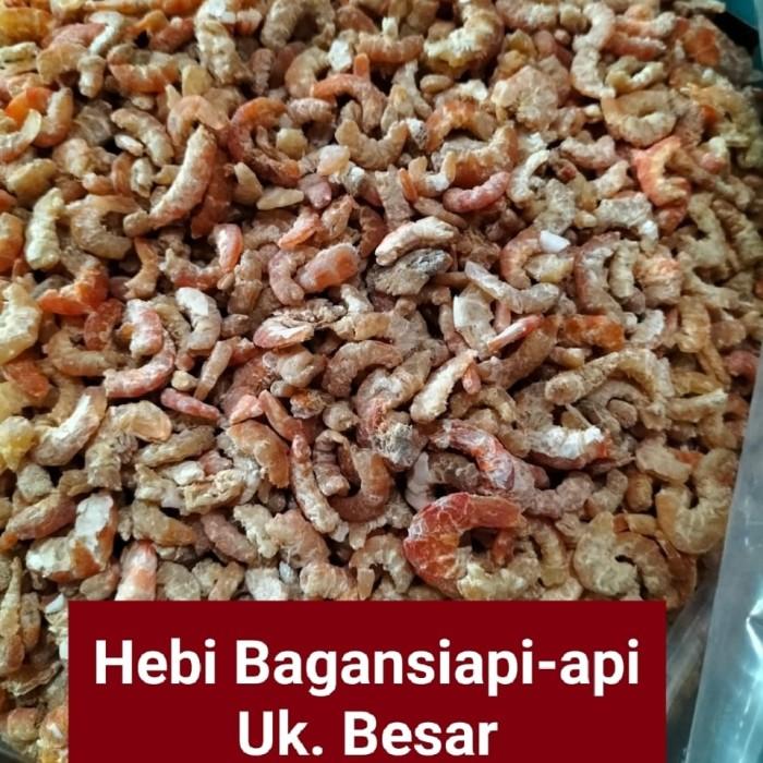 Gambar EBI HEBI UDANG KERING BESAR BAGAN SIAPI-API TANPA PEWARNA dari toko cheppy undefined Tokopedia