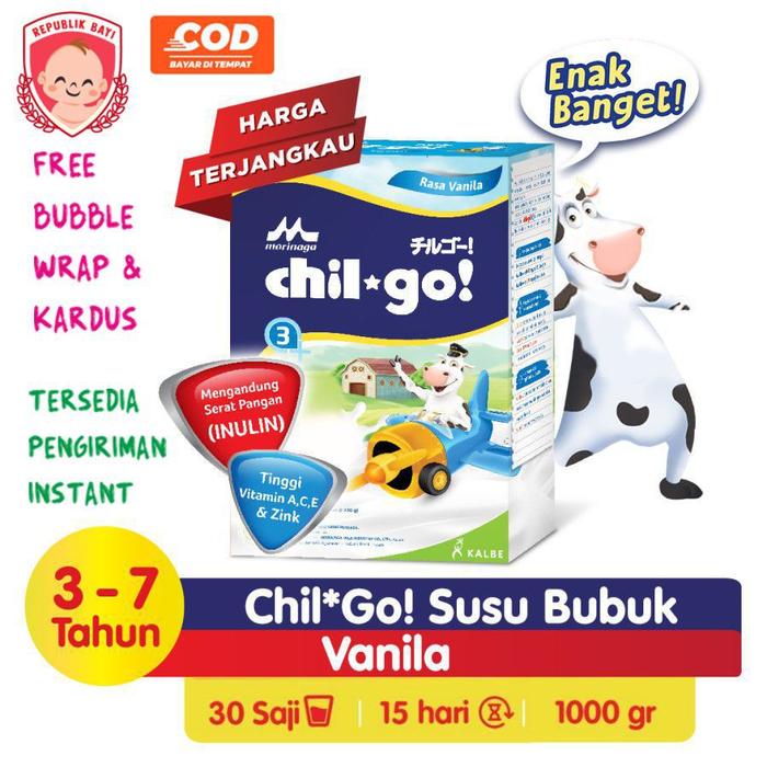 Gambar Chil Go Chilgo Powder Bubuk 3+ Vanila Vanilla 1000gr 1kg Susu Formula dari Republik Bayi undefined Tokopedia
