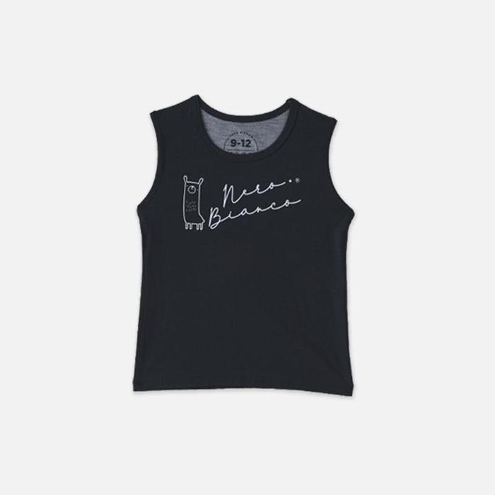Gambar Nero Bianco Tencel Sleeveless Top - Baju Bayi Lucu | Baju Kutung - Black, 6-9 Bulan dari Magda Sh undefined Tokopedia