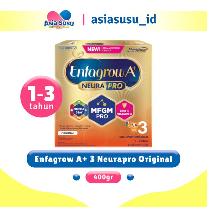 Gambar \NEW/ ENFAGROW A+ 3 400GR MADU VANILA ORIGINAL / SUSU ANAK 1-3 TAHUN dari rakipanda undefined Tokopedia