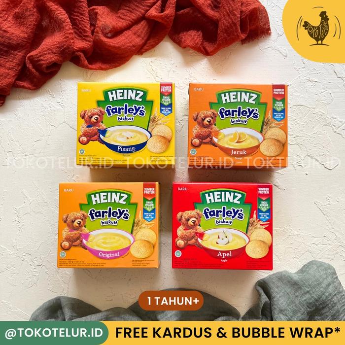 Gambar [TERBEST] HEINZ - Farley's Biscuit Baby | Biskuit Cemilan Snack Bayi dari rammona556 undefined Tokopedia