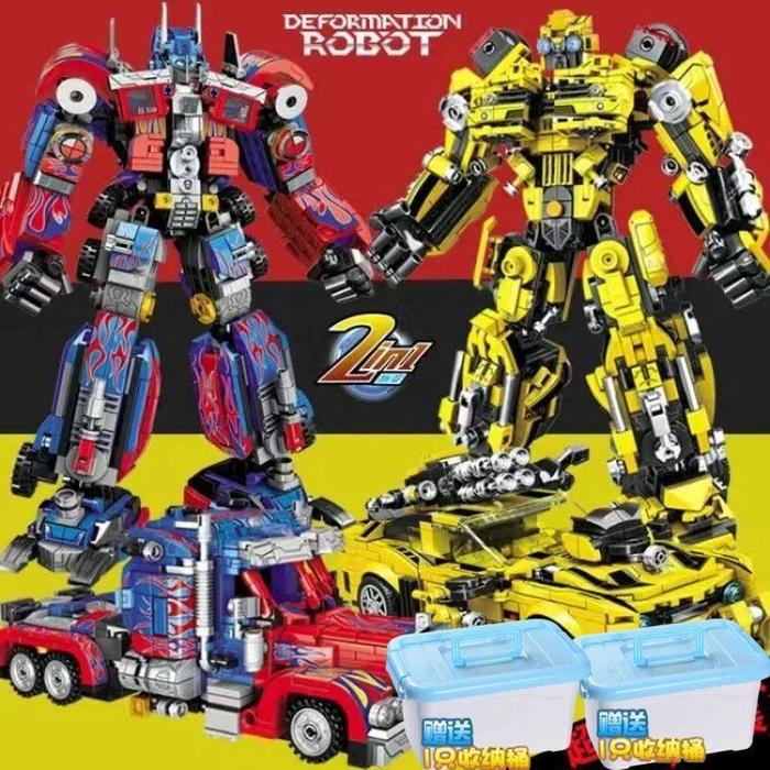 Gambar Kompatibel dengan mainan LEGO bumblebee Optimus Prime robot dari kanaya pedia undefined Tokopedia