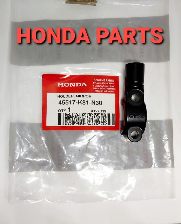 Gambar DUDUKAN SPION HOLDER MIRROR GENIO BEAT STREET NEW SCOOPY VARI0 125 150 dari H Parts undefined Tokopedia