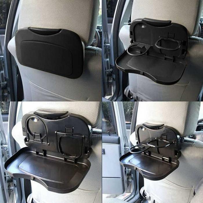 Gambar Meja Lipat Rak Kursi Mobil Multifungsi Foldable Back Seat Table - Hitam dari TOKOFAME undefined Tokopedia