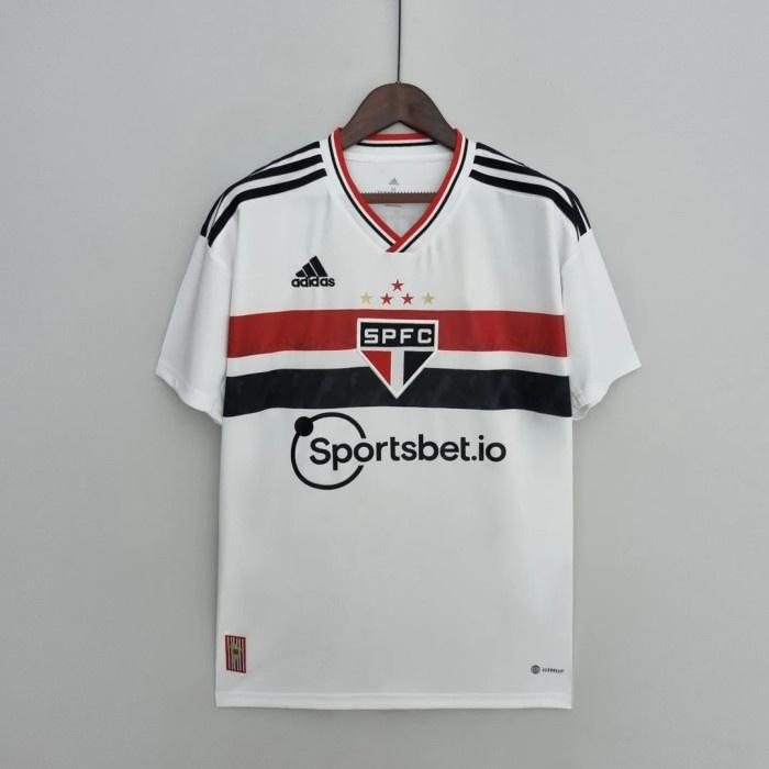 Jual BAJU BOLA JERSEY SAO PAULO HOME 2022 2023 JERSEY BOLA SAO