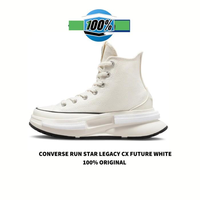 Jual Sepatu Converse Run Star Hi Legecy Cx Future White BNIB