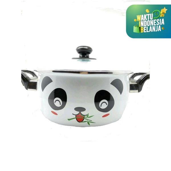 Gambar MUMER Maspion Hello Panda Panci Enamel 18 cm PS49 dari amas22 undefined Tokopedia
