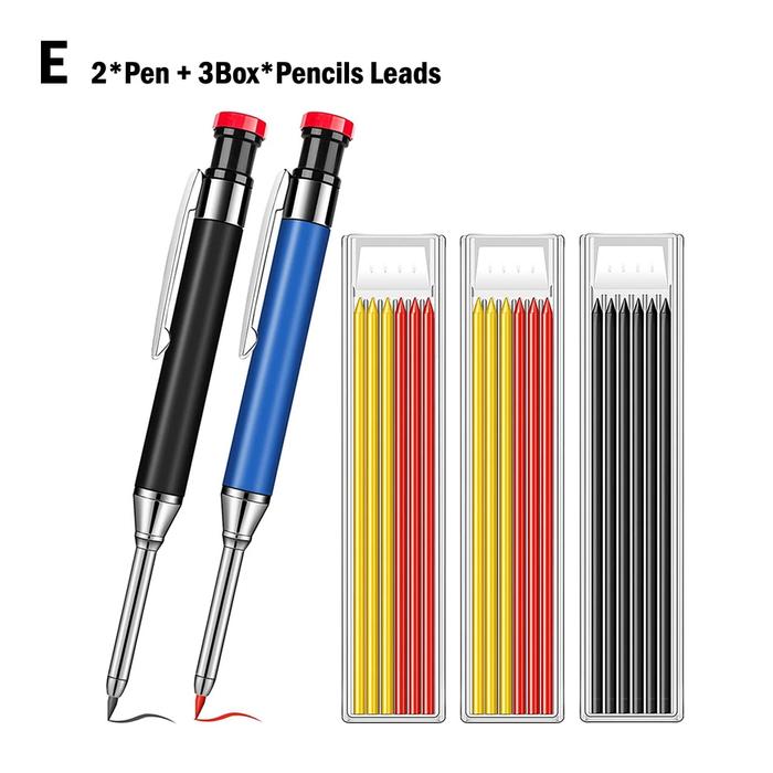 Gambar Solid Carpenter Pencil Set For Construction Built-in Sharpener Deep dari tokomasruro undefined Tokopedia