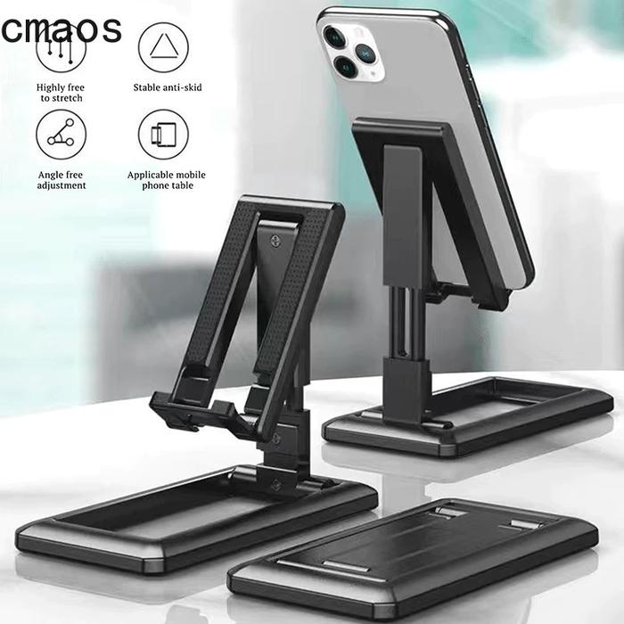 Gambar Lazy Smartphone Holder Tablet Foldable Mobile Phone Stand - Black dari JakartanotebookCP undefined Tokopedia