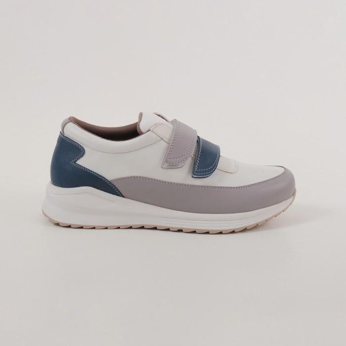 Gambar Sepatu Sneakers Naeera Asuka Ocean Putih Perempuan Kuliah Casual Shoes Wanita Kasual Cewek - Model Korean Style sepatukets - Ocean, 36 dari Volve Project undefined Tokopedia