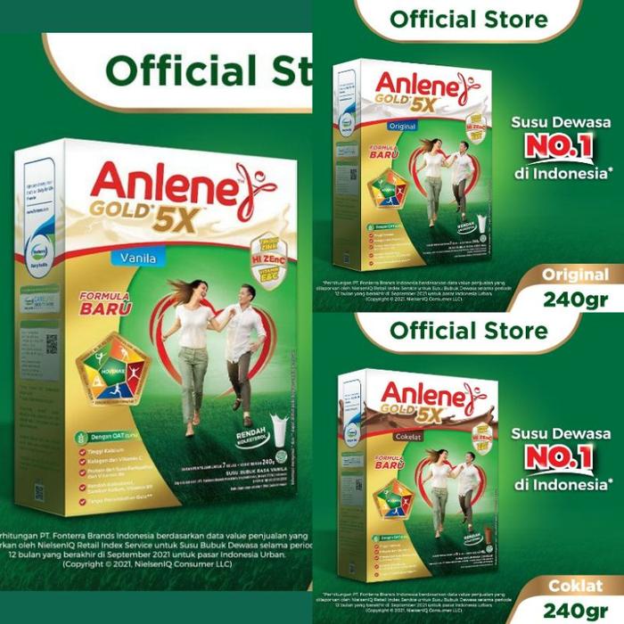 Gambar ready Susu Anlene Gold Plus 240gr-3 Varian dari Juragan_Minum Store undefined Tokopedia