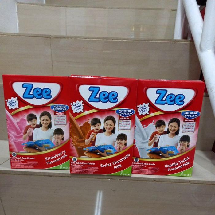 Gambar ready Susu Zee Rasa Strawberry/coklat/putih(350gr) dari Juragan_Minum Store undefined Tokopedia