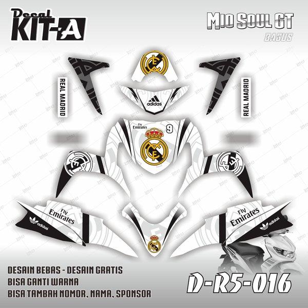 Gambar Decal Mio Soul GT Sticker Striping Stiker Motif REAL MADRID D-R5-024 dari Kathleen Renatha Wiryaatmaja undefined Tokopedia