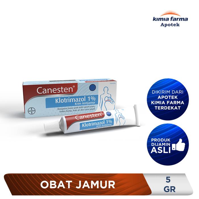Gambar CANESTEN CREAM 5 GR / KRIM ANTI JAMUR / KIMIA FARMA dari Kimia Farma Apotek Official undefined Tokopedia
