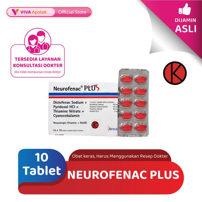 Gambar Neurofenac Plus (10 Tablet) dari VIVA APOTEK undefined Tokopedia