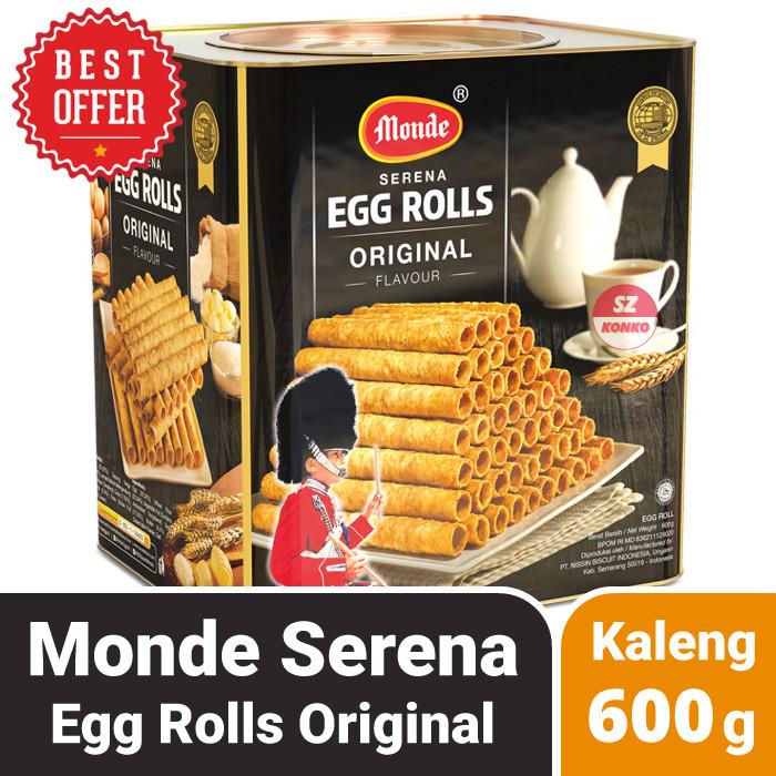 Gambar MONDE Serena Egg Roll Original 600 gr - Cookies Kaleng 600g dari Lexie0248 undefined Tokopedia