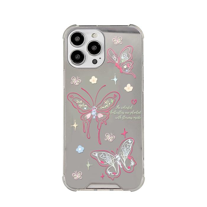 Gambar Elegance Flower butterfly Phone Case For Iphone 15 14 13 12 11 Pro Max For iphone xs max Case Multicolour Shockproof phone Case dari fajrist2 undefined Tokopedia