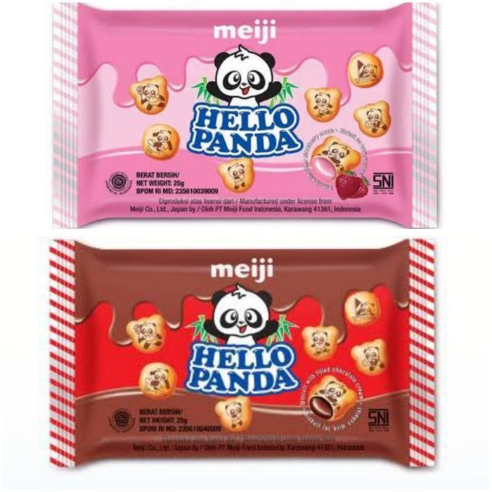 Gambar Meiji Hello Panda Biscuit Sachet 25gr dari Toko bajumas undefined Tokopedia