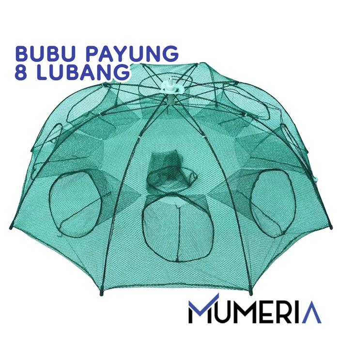 Gambar Perangkap Bubu Payung 8 Lubang Alat Jaring Pancing Jala Ikan Udang dari Farmazo undefined Tokopedia