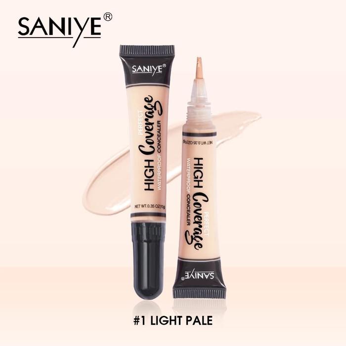 Gambar SANIYE High Coverage Liquid Concealer With Brush - #01 dari Erfestore undefined Tokopedia