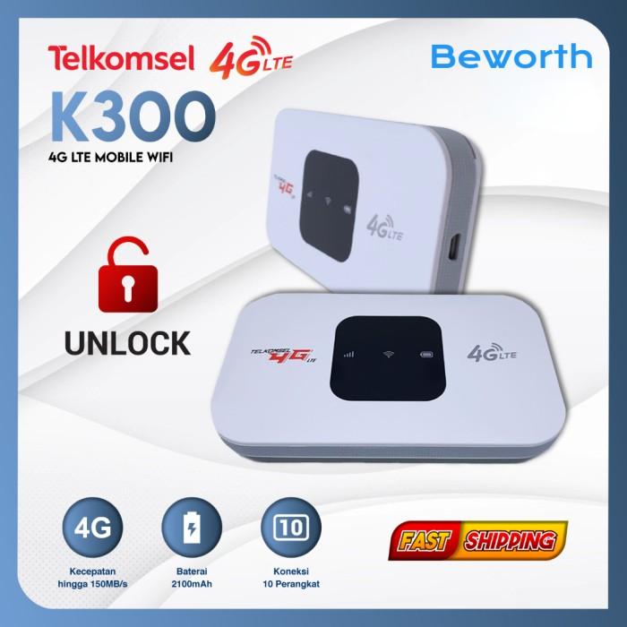 Gambar Mifi Modem Wifi Telkomsel 4G Lte Router Unlock All Opeartor K300/T300 - K300 dari Beworth undefined Tokopedia