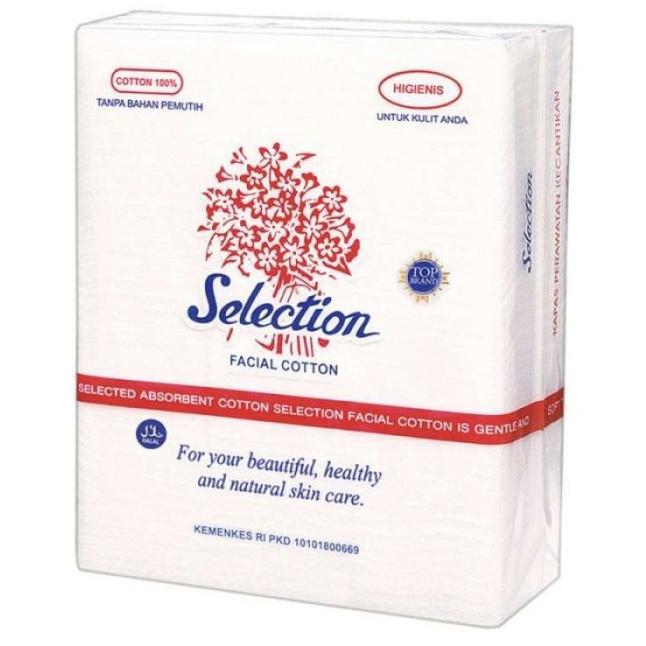Gambar KAPAS SELECTION FACIAL COTTON 35 50 75gr KAPAS KOTAK WAJAH TIPIS TEBAL - KOTAK 35gr dari Jojo Shop Official undefined Tokopedia