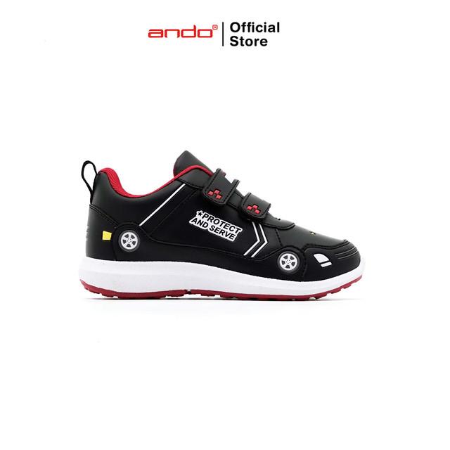 Gambar Ando Official Sepatu Sneakers Dream Car V Anak - Hitam/Merah - 29 dari Ando Official Store undefined Tokopedia