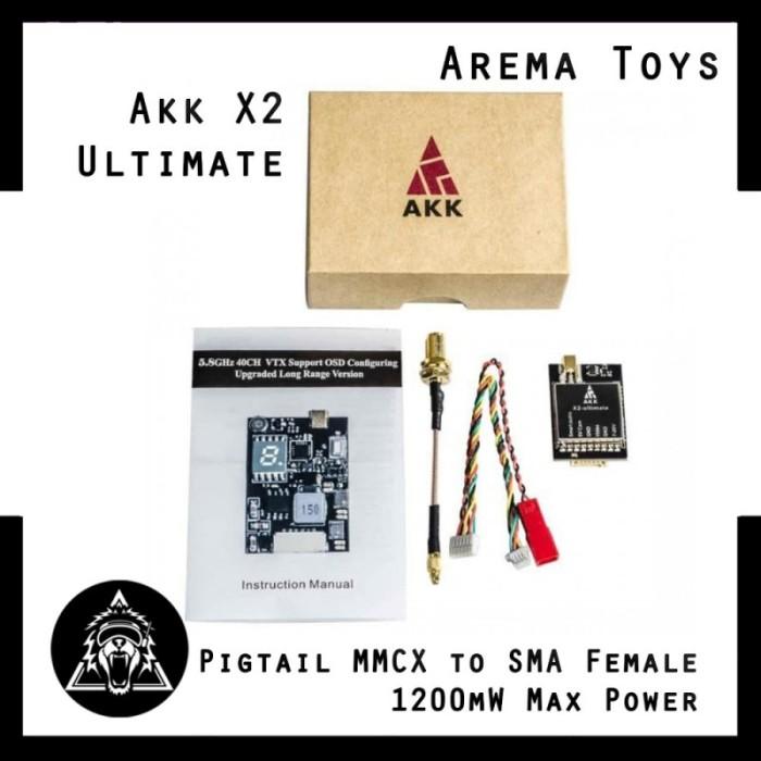 Gambar AKK X2 Ultimate VTX Video Transmitter 5.8G 1200mW Drone Long Range dari Arema Toys undefined Tokopedia