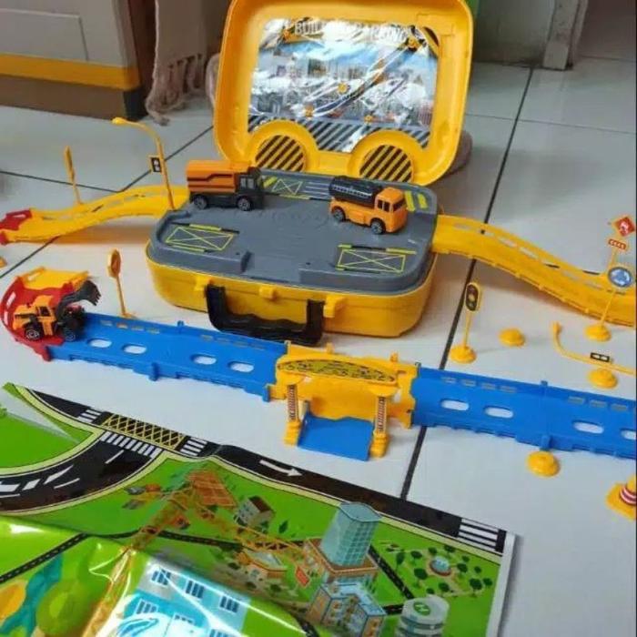 Gambar UR955 MAINAN KOPER BUILDING PARKING PLAY SET MOBIL PARKIR SET dari aisyahstore000987 undefined Tokopedia